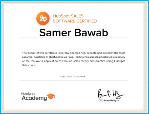 hubspot-sales-software-certification