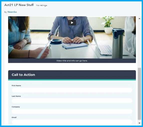 List of best handpicked HubSpot Templates from Marketplace 3 act21-template