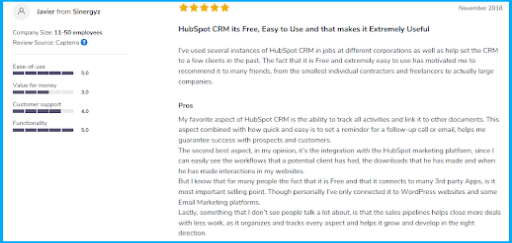 Why switch to HubSpot? Have a Look at these in-depth HubSpot Reviews 5 hubspot-crm-reviews-3-softwareadvice