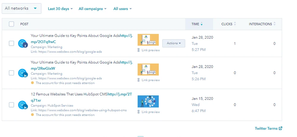 How to manage Social Media in 10 Minutes using HubSpot Social Tool? 9 hubspot-social-tool-manage-social-posts