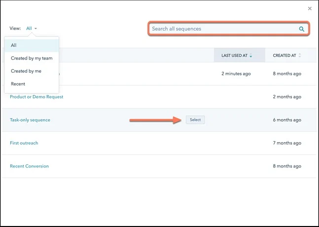 How to effectively use HubSpot Chrome Extensions? 14 hubspot-chrome-extensions-sequence