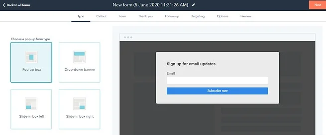 Guide to effectively use HubSpot Pop-up Forms for better Conversion 3 hubspot-pop-up-forms-left sidebar