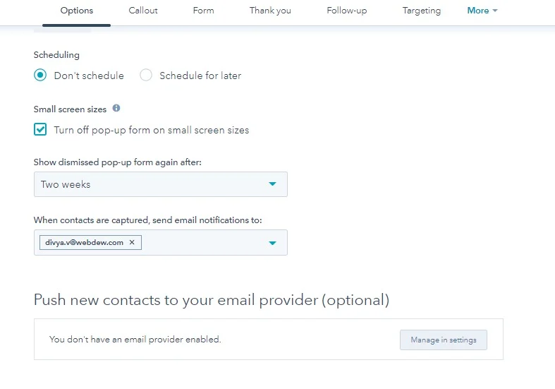 Guide to effectively use HubSpot Pop-up Forms for better Conversion 25 hubspot-pop-up-forms-push-new-co