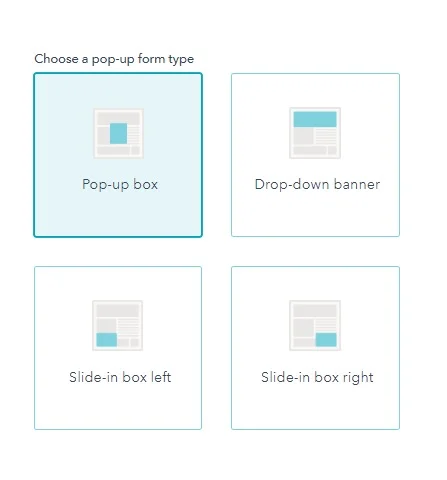 Guide to effectively use HubSpot Pop-up Forms for better Conversion 5 hubspot-pop-up-forms-type