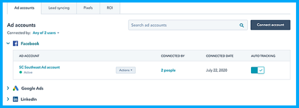 HubSpot Product Updates August 2020 2 multi-authentication-for-ad account