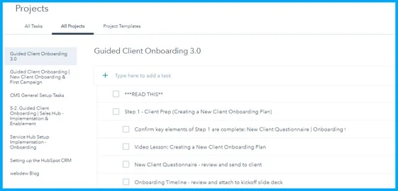 project-organize-onboarding-task