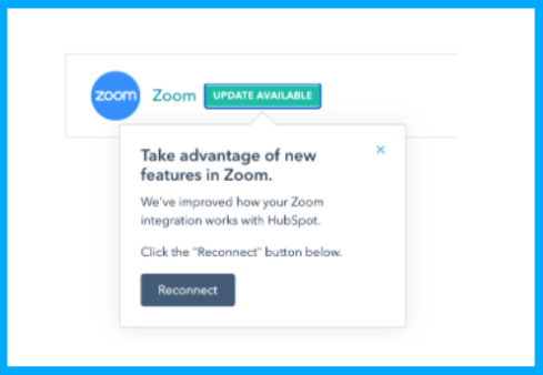 HubSpot Product Updates August 2020 9 zoom-hubspot-update
