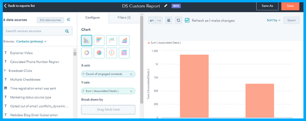 HubSpot Product Updates September 2020 9 custom-report-builder