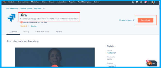 HubSpot Product Updates September 2020 14 jira-integration