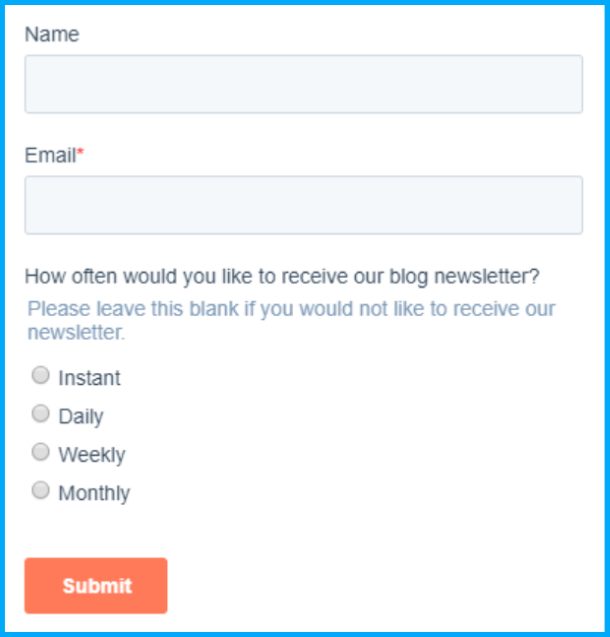 Add-a-Blog-Subscription-Field-in-a-Form