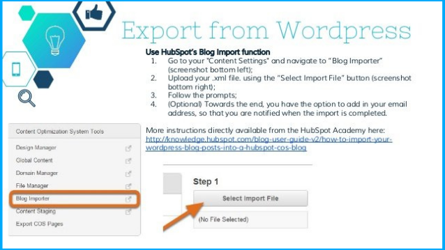 WordPress to HubSpot Migration: 11 Reasons to migrate your Blog 2 export-from-wordpress