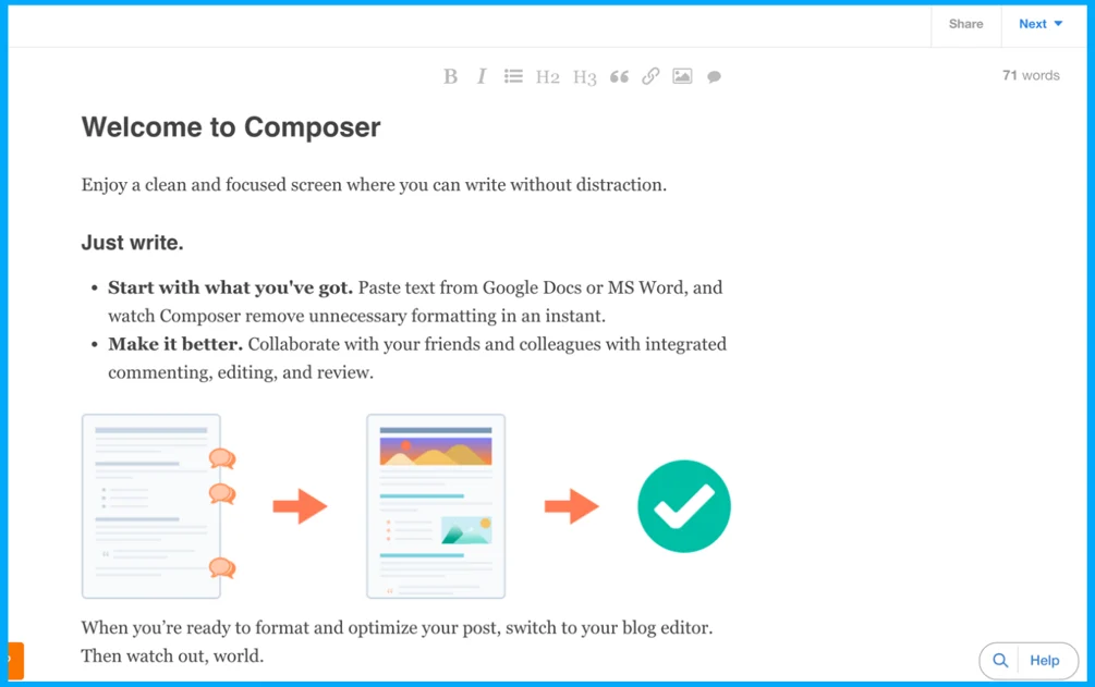 WordPress to HubSpot Migration: 11 Reasons to migrate your Blog 9 welcome-to-composer