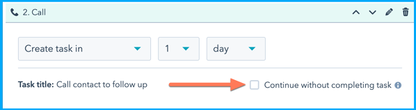 How to create and edit HubSpot Sequences: An easy Guide 5 continue-without-completing-task
