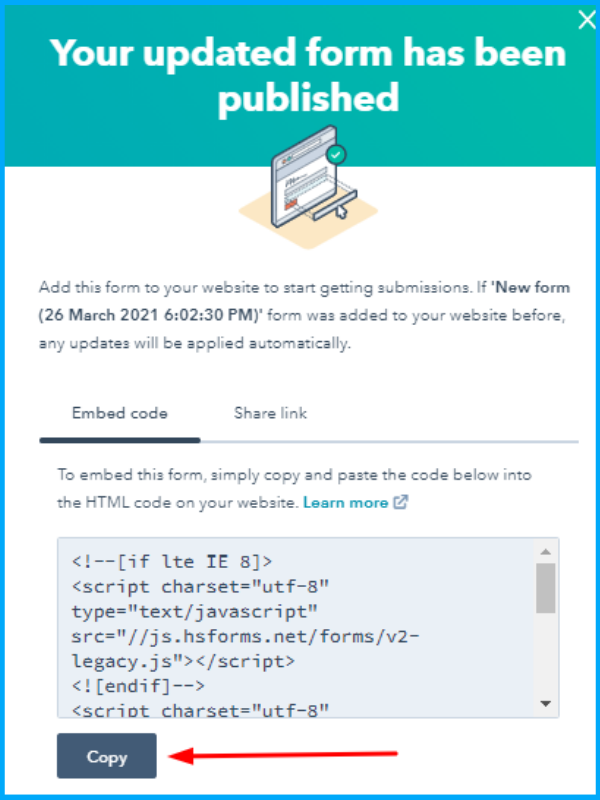 embed-code-form-hubspot-lead-capture-tools