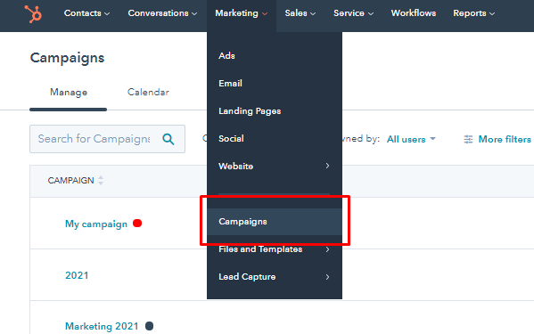 select-campaign-in-marketing