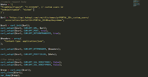 code-to-create-association-definition