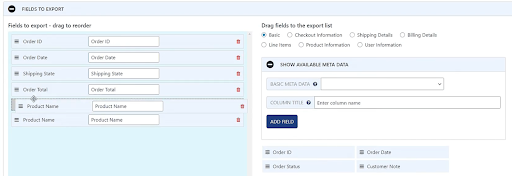 How to Export Orders from WooCommerce Store using Order Export Plugin? 6 field to