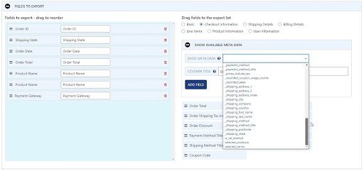 How to Export Orders from WooCommerce Store using Order Export Plugin? 7 fields to export 1
