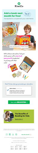 Up sell and Cross sell Campaigns example 1