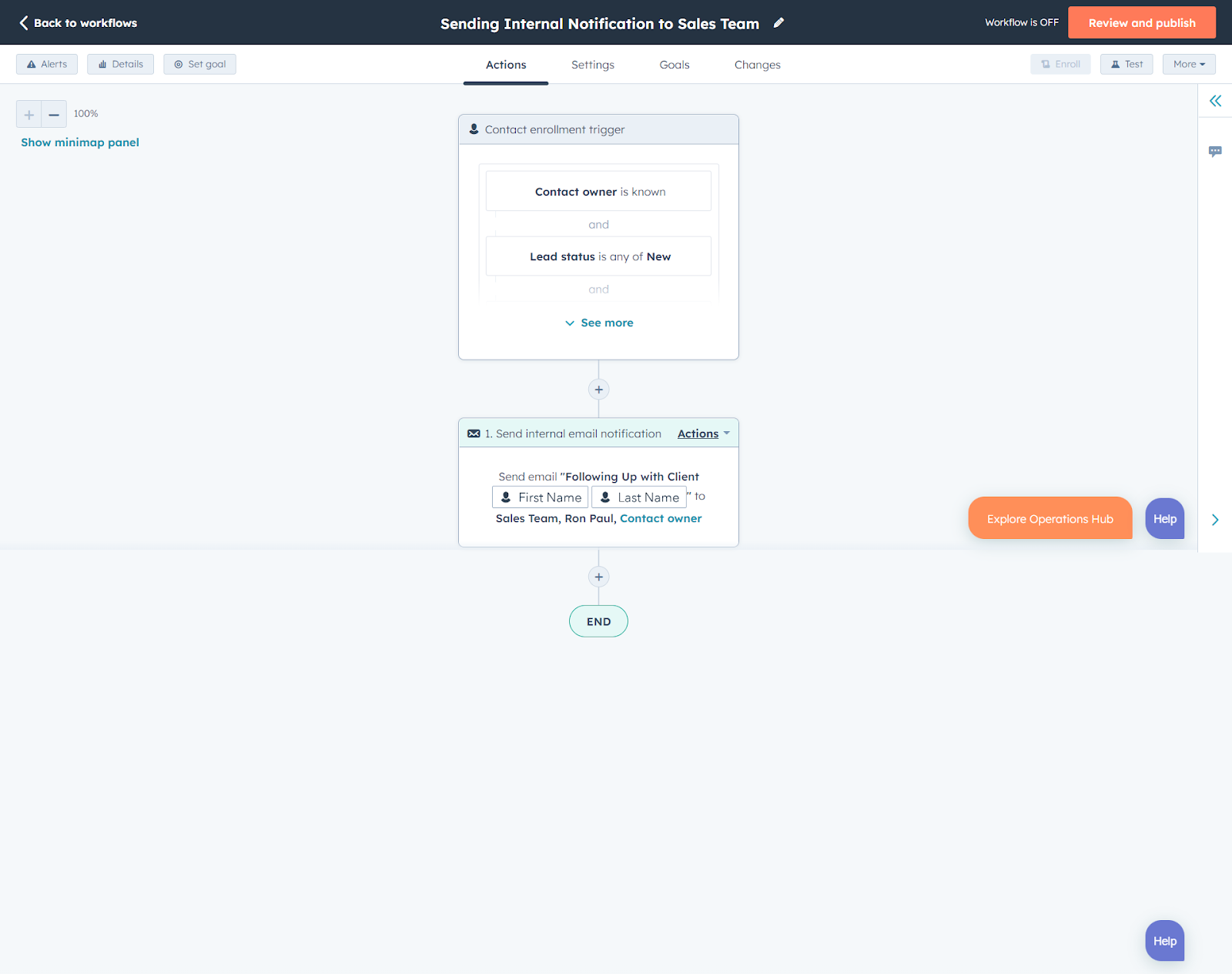 HubSpot for Real Estate: Unlocking the Potential of your Business 30 automate-email-notification-to-Sales-Team