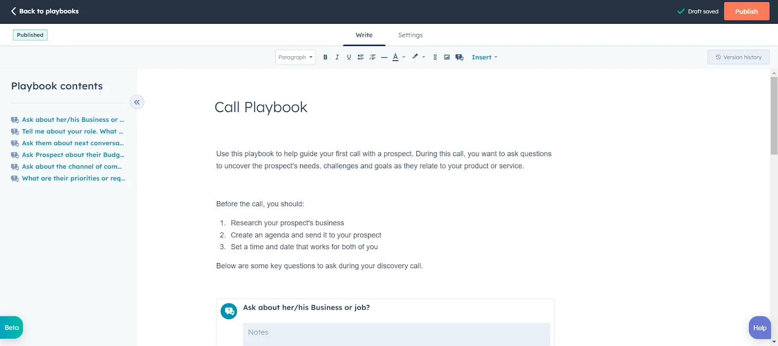 call-playbook-in-hubspot-sales-hub