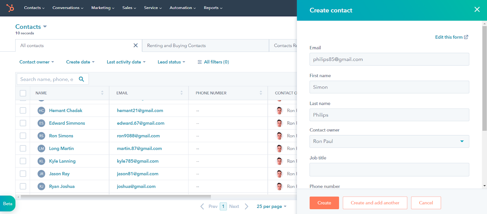 HubSpot for Real Estate: Unlocking the Potential of your Business 1 create-customers-or-leads-in-HubSpot