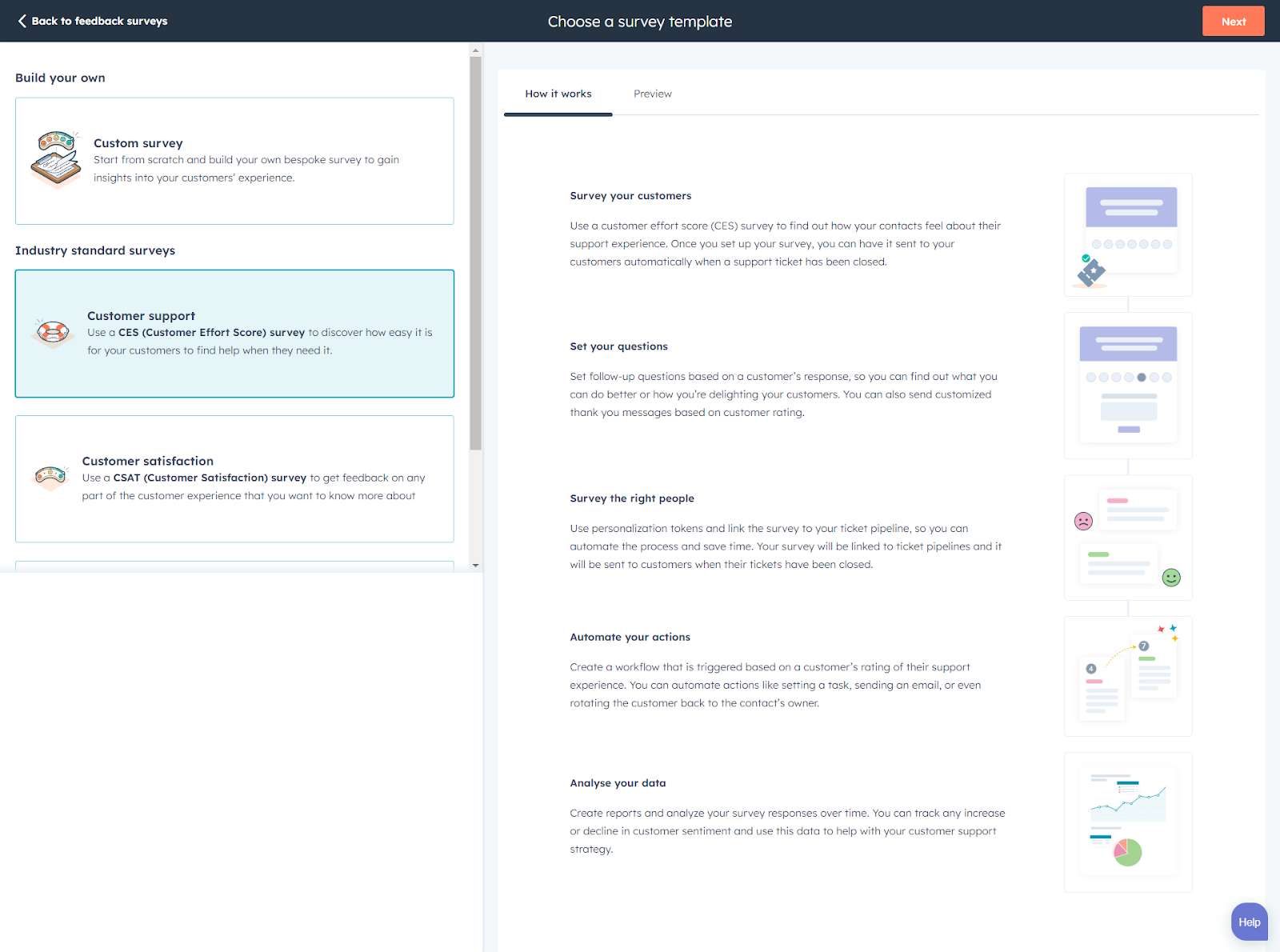 HubSpot for Real Estate: Unlocking the Potential of your Business 48 create-feedback-surveys