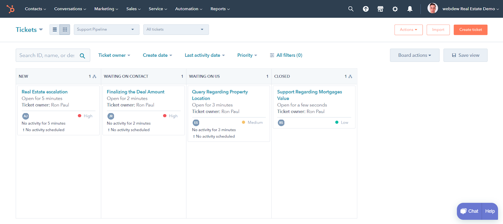 HubSpot for Real Estate: Unlocking the Potential of your Business 44 deal-board-dashboard