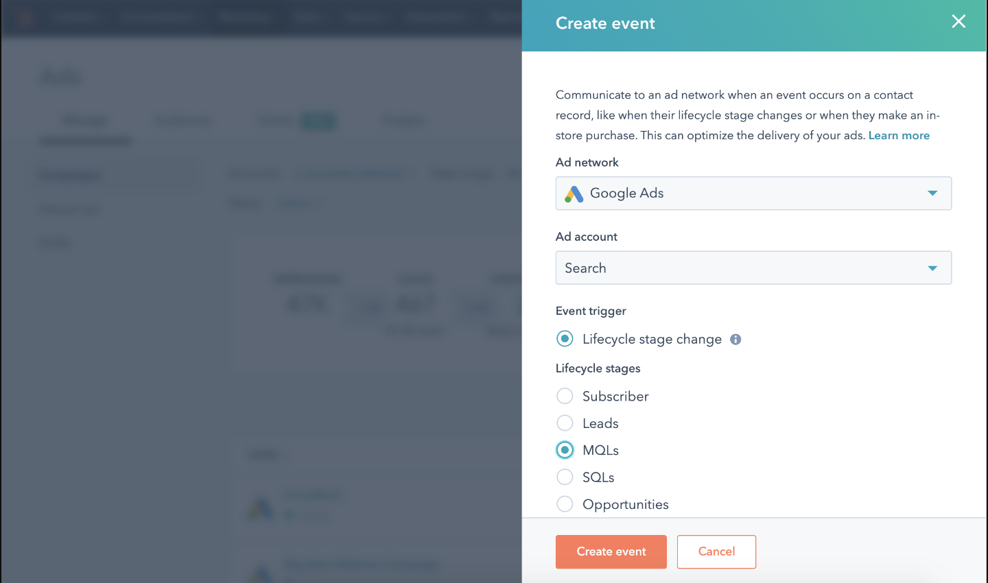 HubSpot for Real Estate: Unlocking the Potential of your Business 29 event-creation