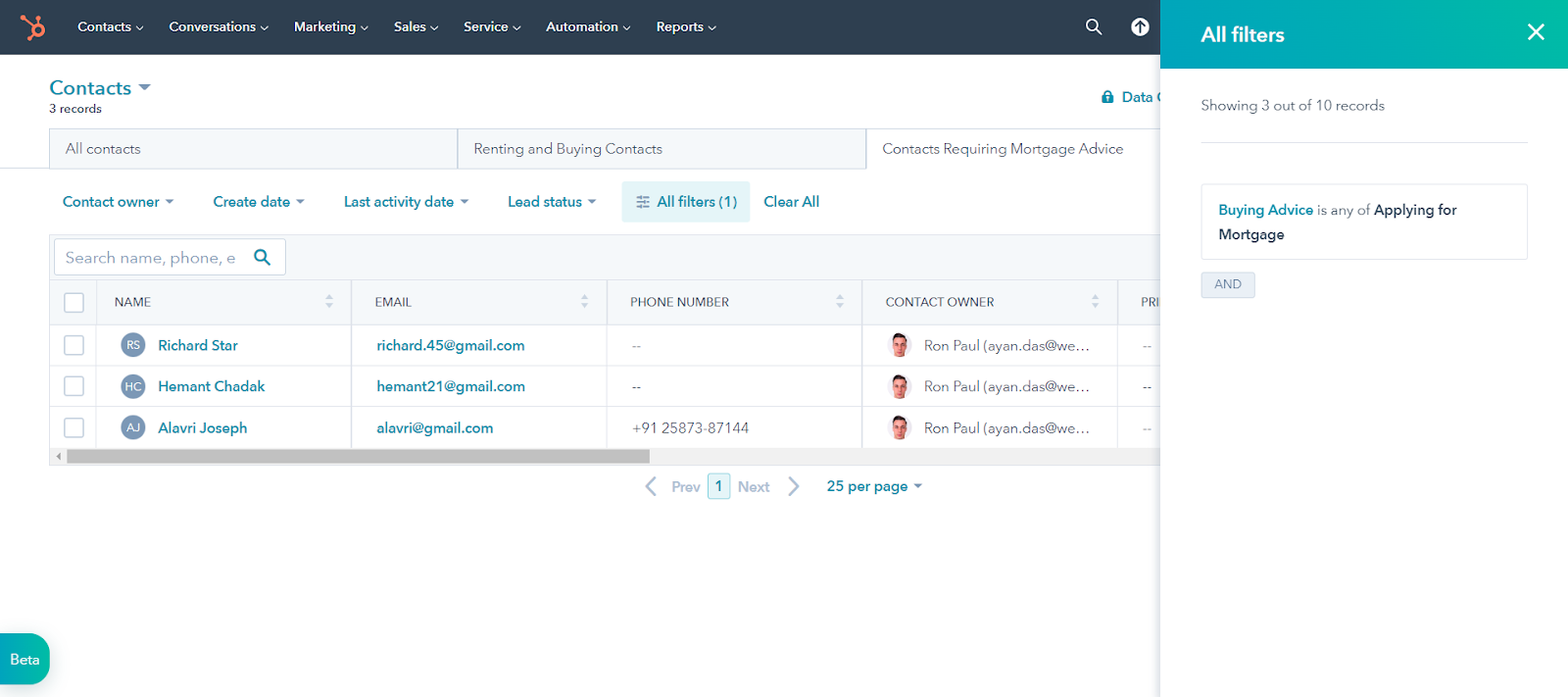 HubSpot for Real Estate: Unlocking the Potential of your Business 4 filtering-for-real-estate-businesses