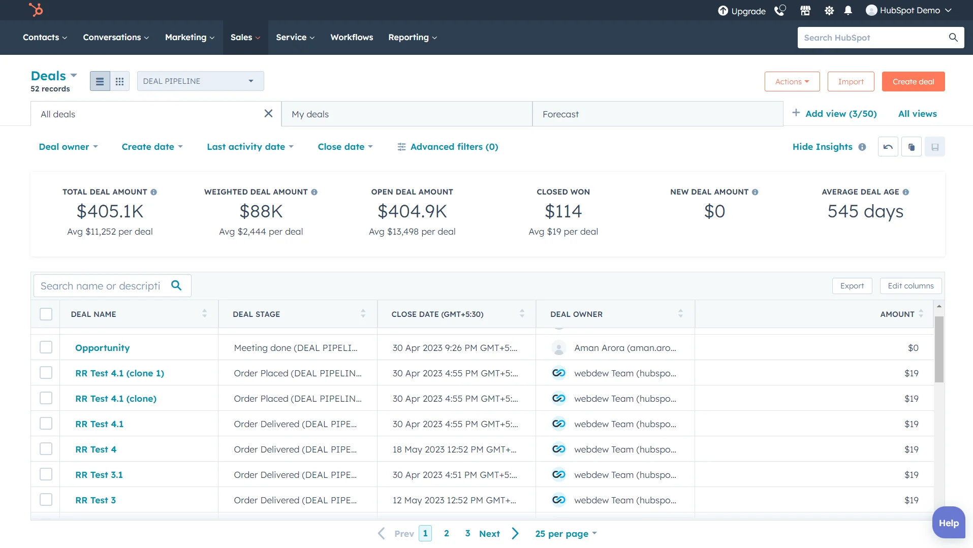 HubSpot Free vs Paid: Find the right Package for your Business 2 hubspot-deals-pipeline