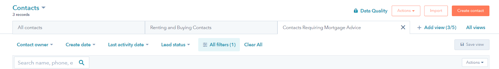 HubSpot for Real Estate: Unlocking the Potential of your Business 5 save-view-for-easy-access-and-reference