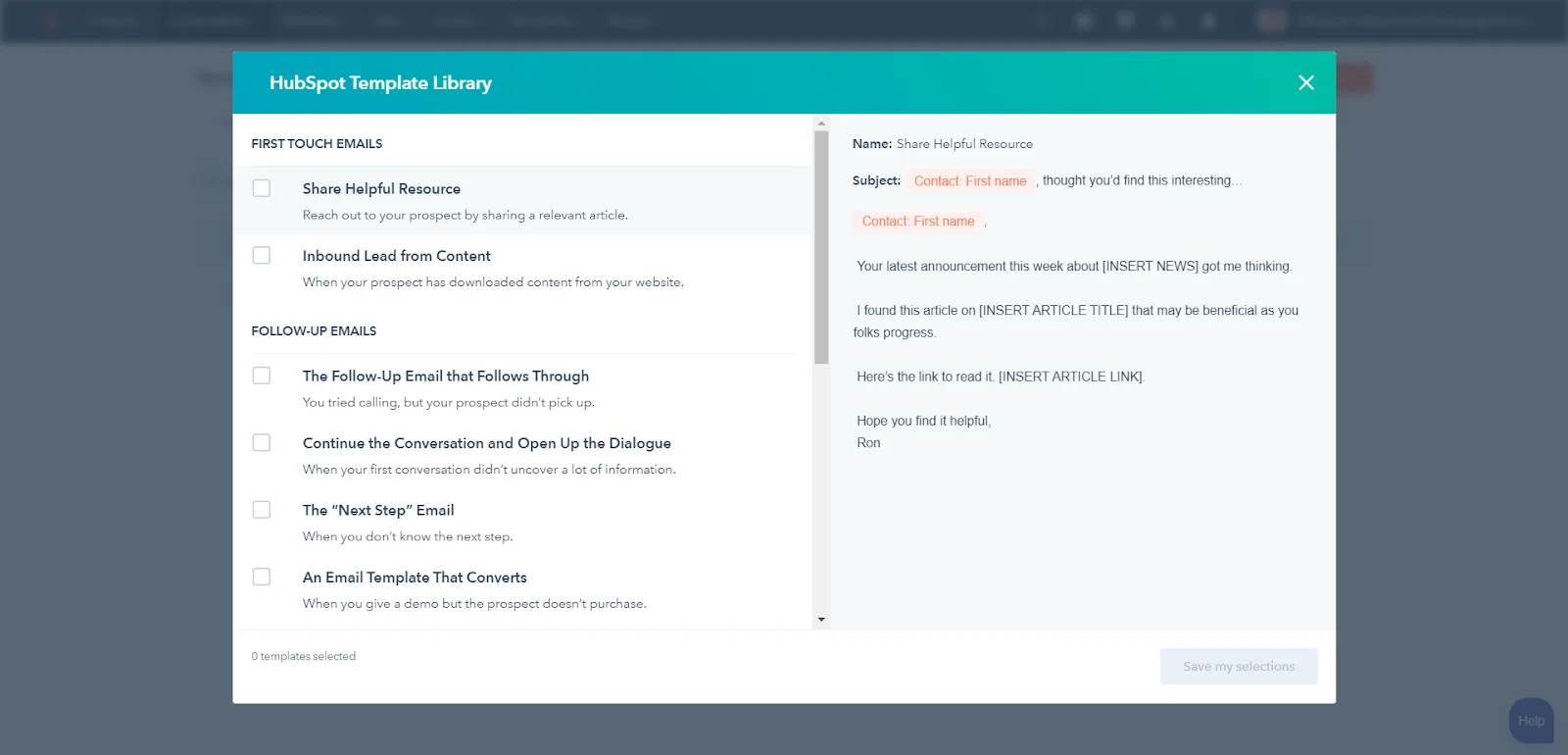 use-prebuilt-hubspot-templates