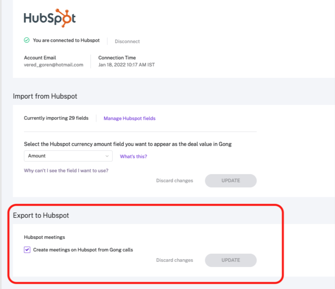 HubSpot for Media and Communication: The Ultimate Guide to Success 29 HubSpot-Gong-Integration-HubSpot-for-media