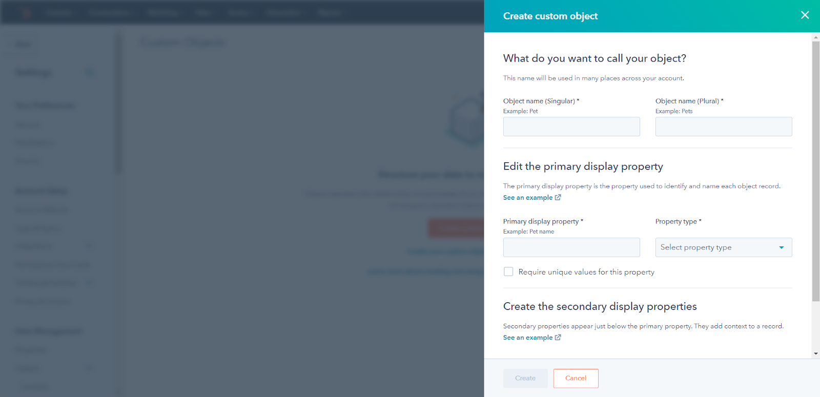 hubspot-custom-object-builder