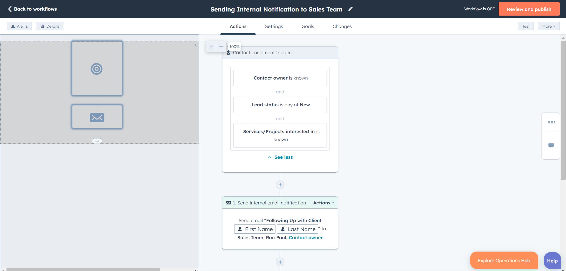 HubSpot for Marketing and Advertising: The leading Solution for Growth 22 HubSpot-Automation-Workflow-hubspot-for-marketing