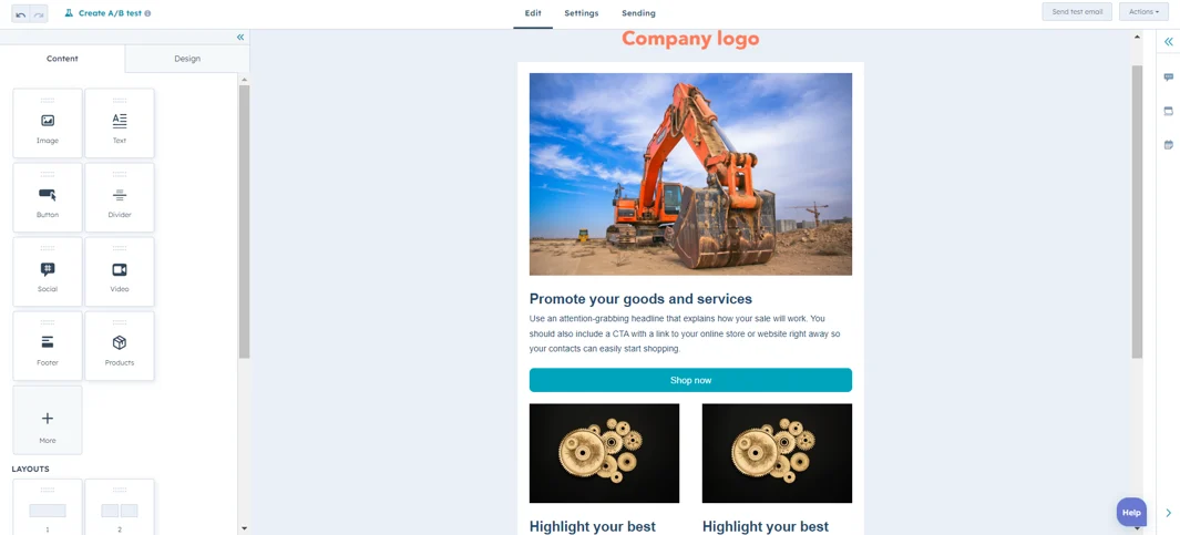 HubSpot for Manufacturing: The Ultimate Solution for your Business 20 HubSpot-Email-Feature