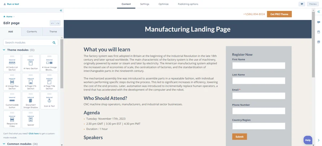 HubSpot for Manufacturing: The Ultimate Solution for your Business 17 HubSpot-Landing-Page-Feature