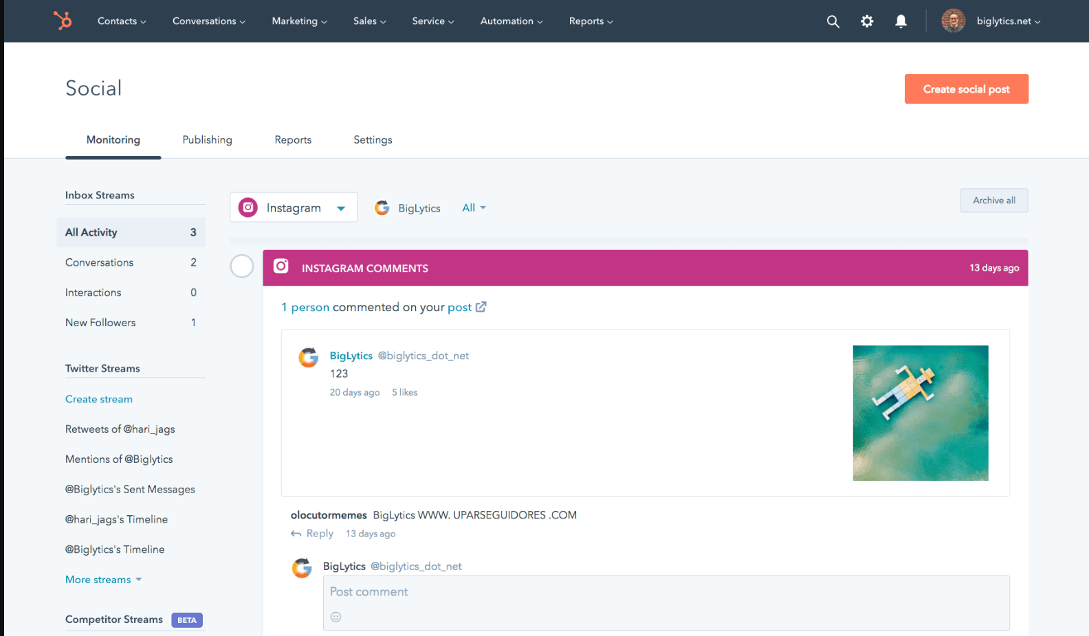 HubSpot vs Hootsuite: The Battle of the leading Social Media Titans 1 HubSpot-Social-Media-Feature