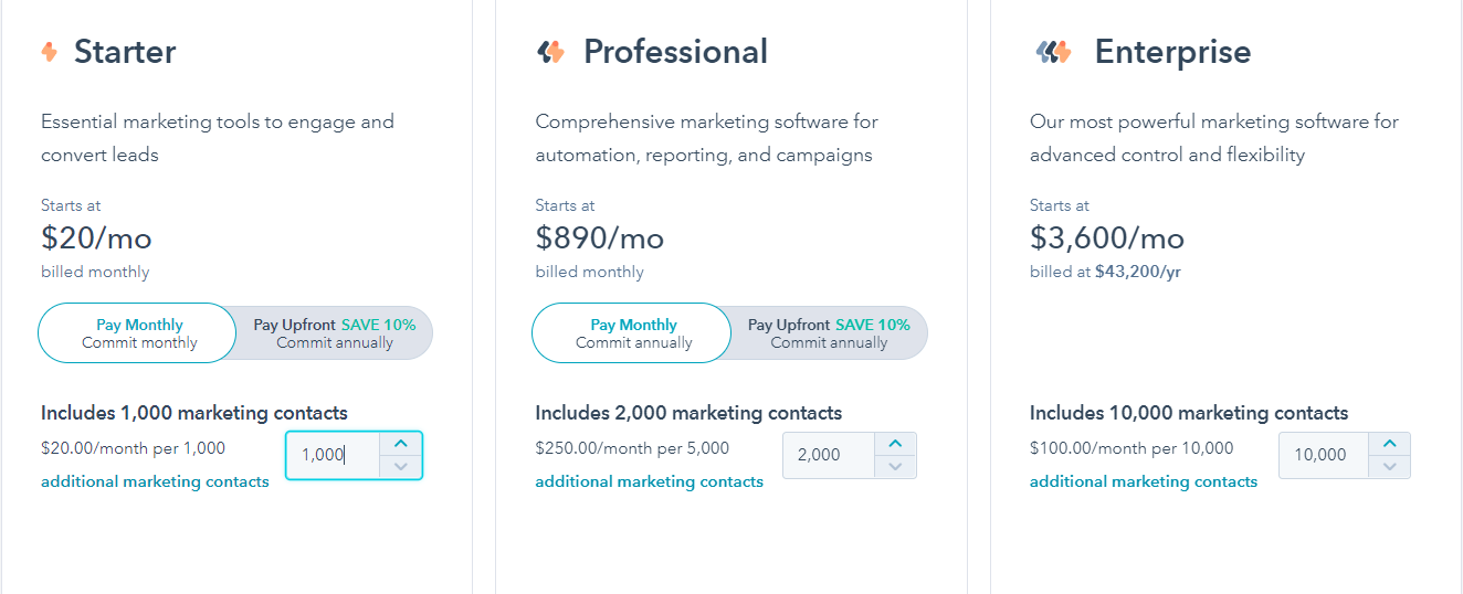 HubSpot vs Pardot: Make the right Choice for Your Marketing Team 17 HubSpot-Pricing-hubspot-vs-pardot