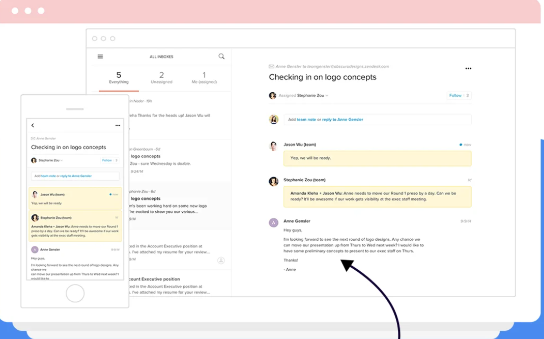 HubSpot vs Zendesk: Manage Customer Relationships with the best Tool 4 Zendesk-Shared-Inbox