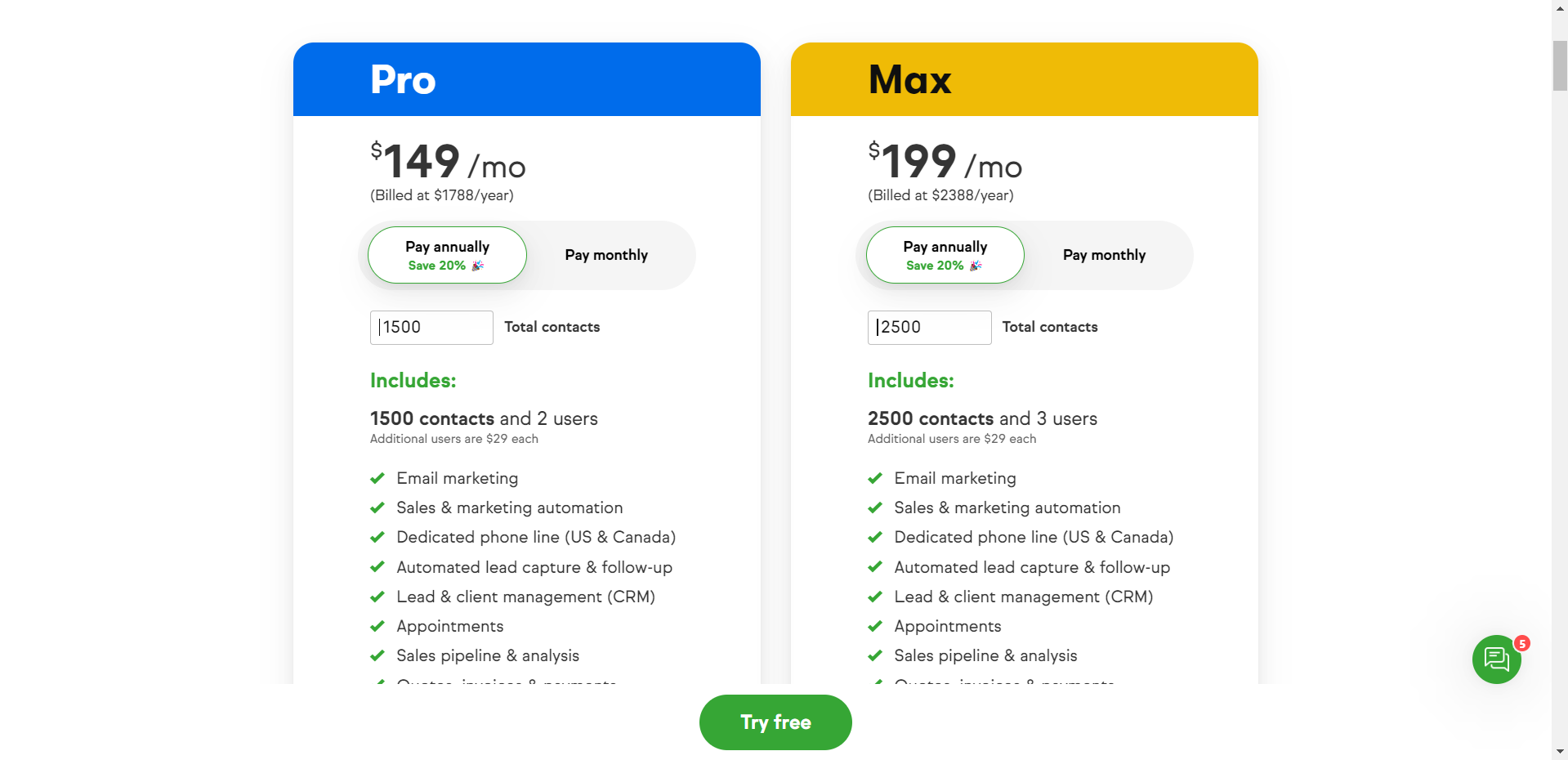 Keap-Pricing-hubspot-vs-keap