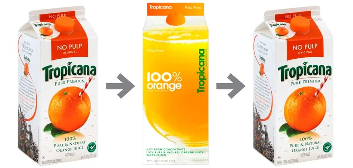 7 Things you need to do before Rebranding your Business 4 tropicana juice packaging redesign failure 1 1