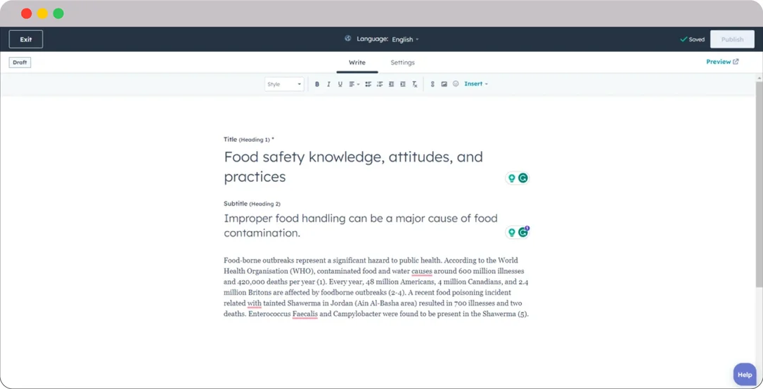 HubSpot-food-and-hospitality-knowledge-base