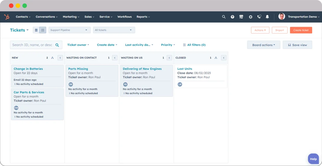 HubSpot for Automotive and Transport: How to boost your Sales and ROI? 3 HubSpot-for-automotive-and-transport-support-tickets
