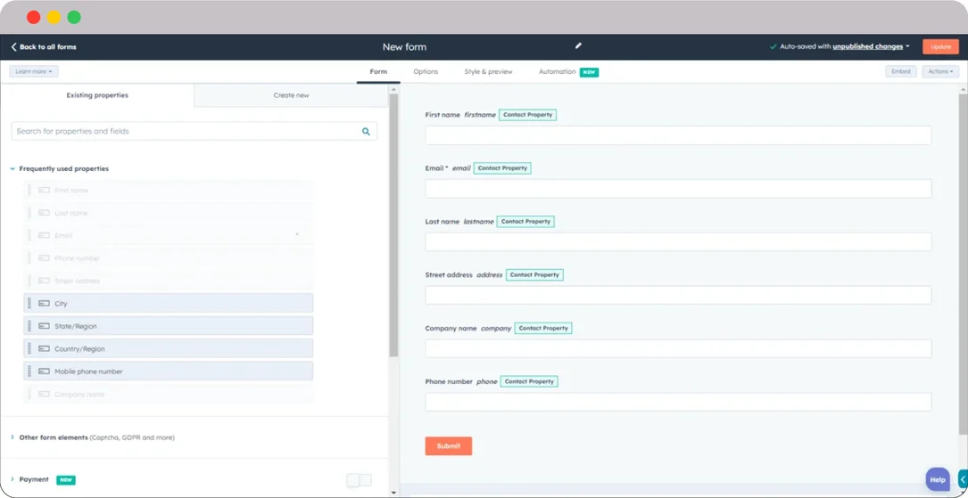 HubSpot-for-Fitness-Forms-Builder