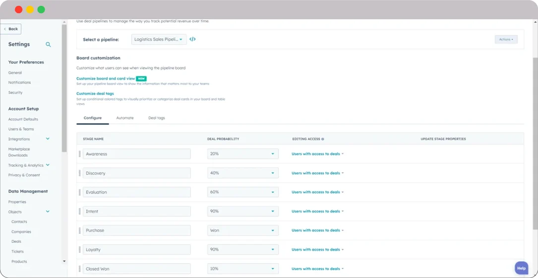HubSpot-for-Logistics-Deals-Pipeline