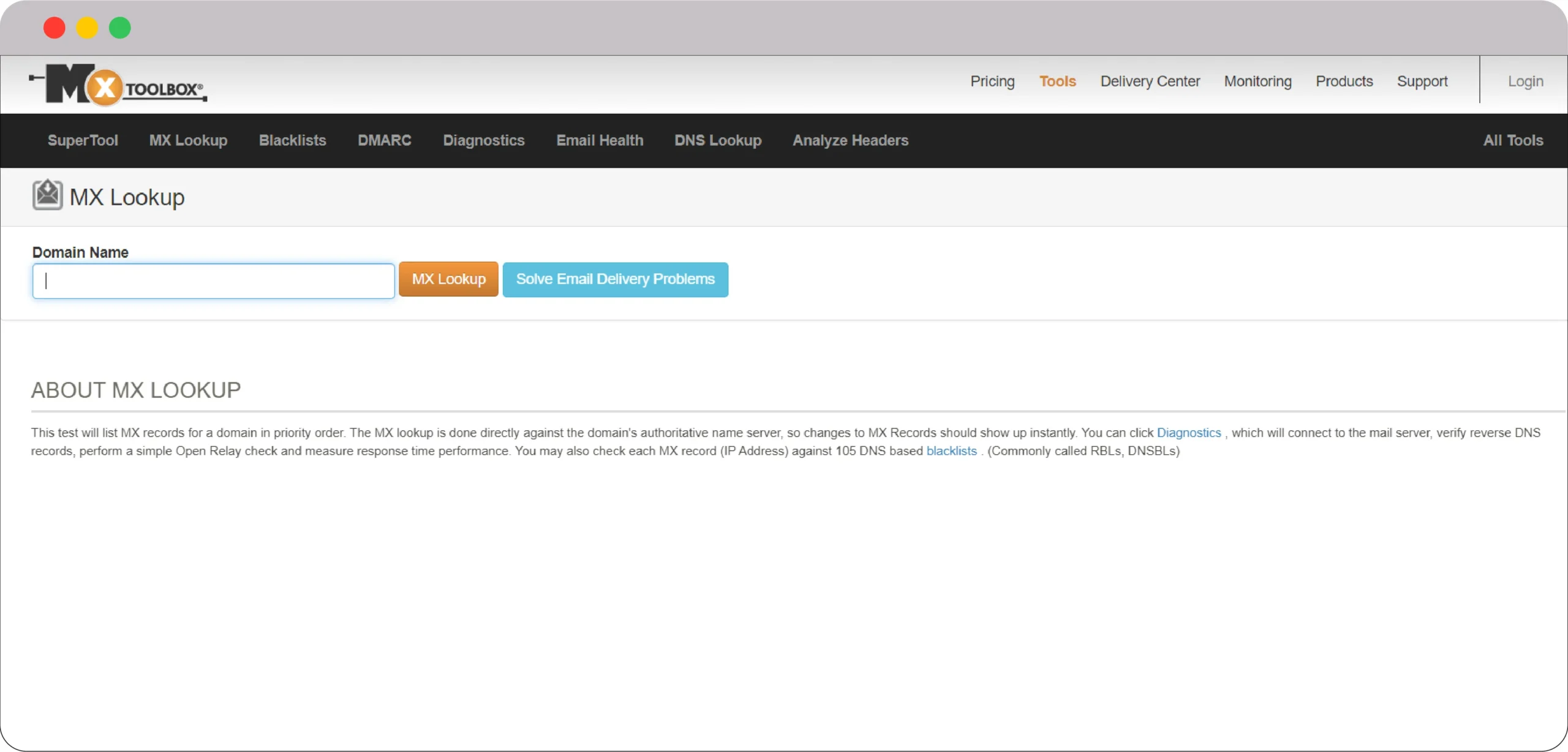 9 best Email Deliverability Tools: Enhance your inbox placement 8 MXToolbox email deliverability tool scaled