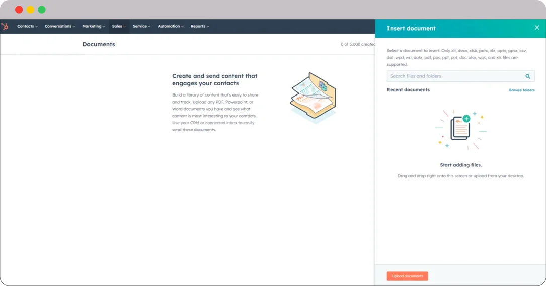 HubSpot for Travel Agencies: Driving Results and Business Growth 14 Travel-Documents-Tool