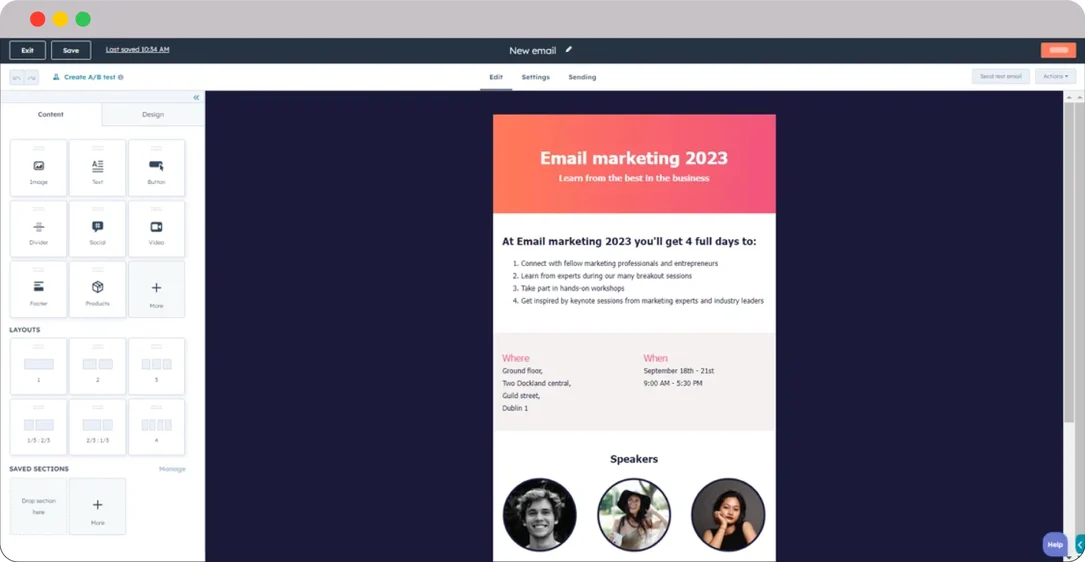 HubSpot for Travel Agencies: Driving Results and Business Growth 3 Travel-Email-Builder-Tool